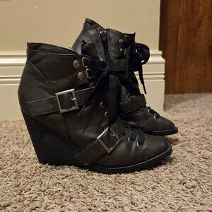 Platform Ankle Boots